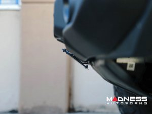 Ford Bronco Front License Plate Relocation Bracket - Factory Capable Steel Bumper - DV8 - Angled Ford Bronco Front License Plate Relocation Bracket - Factory Capable Steel Bumper - DV8 - Angled